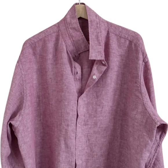 UNTUCKit Men's Laleure Linen Button-Up Shirt - Picture 6 of 15